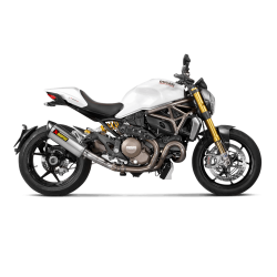 Raccord collecteur Akrapovic Titane non catalysé, Ducati Monster 821 1200R/S 2014-20