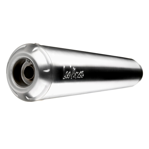 Silencieux universel Leovince CLASSIC RACER gauche INOX 50mm