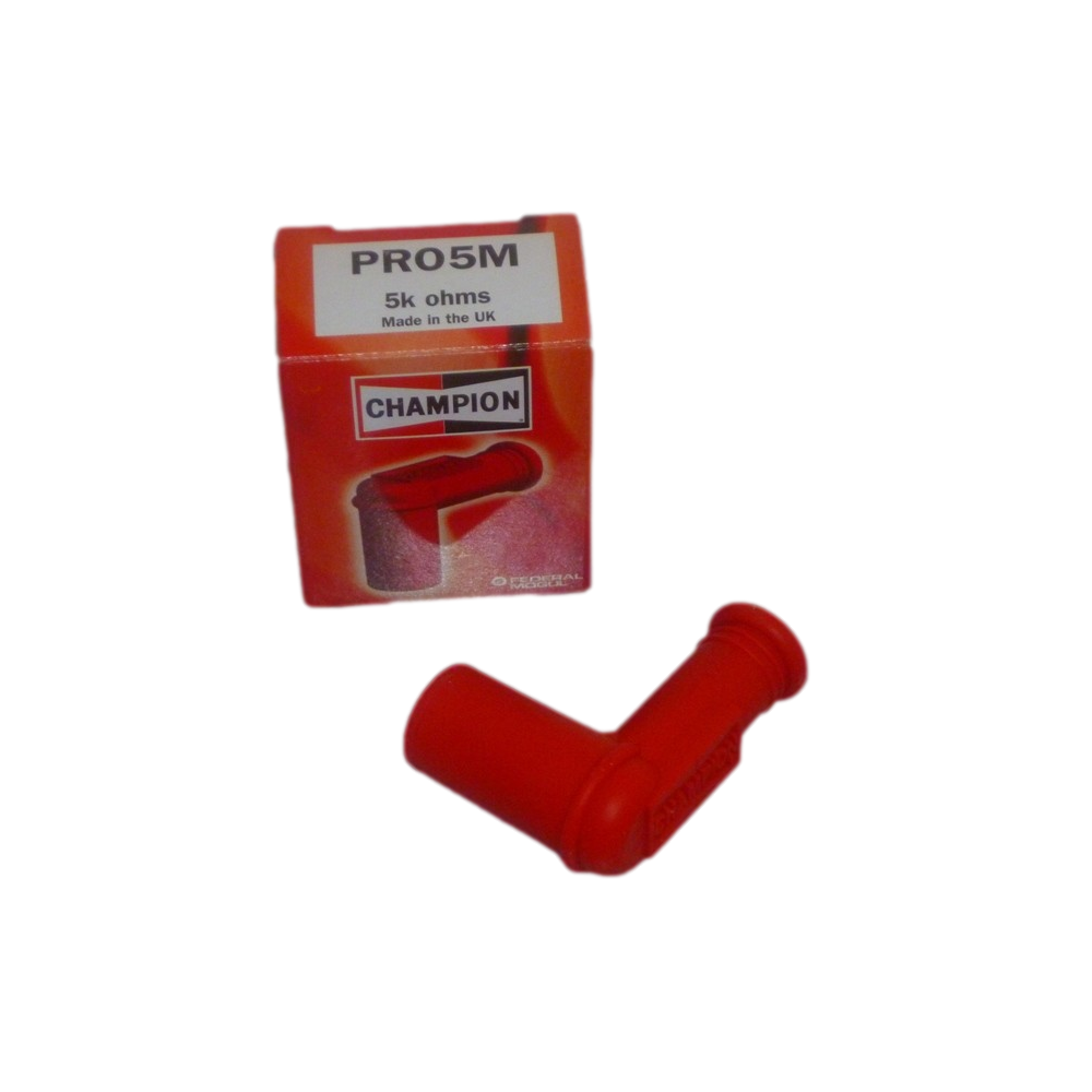 Capuchon Antiparasite Champion silicone rouge bougie avec douille