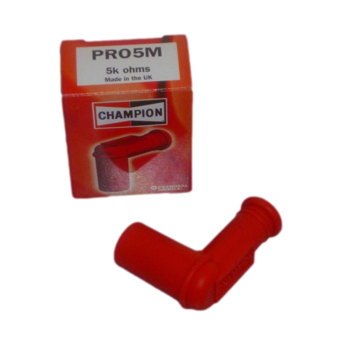 Capuchon Antiparasite Champion silicone rouge bougie avec douille