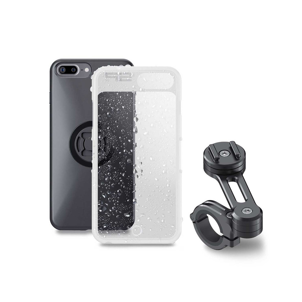 Pack complet SP-CONNECT Moto Bundle fixé sur guidon iPhone 8+/7+/6S+/6+ SP CONNECT 1 - AVSmoto Racing Parts 