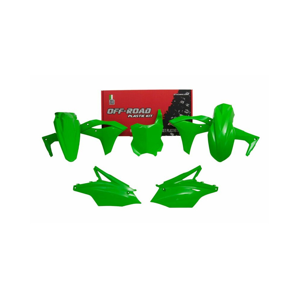 Kit plastiques RACETECH couleur origine (2020) Kawasaki KX250/KX250F 17-20