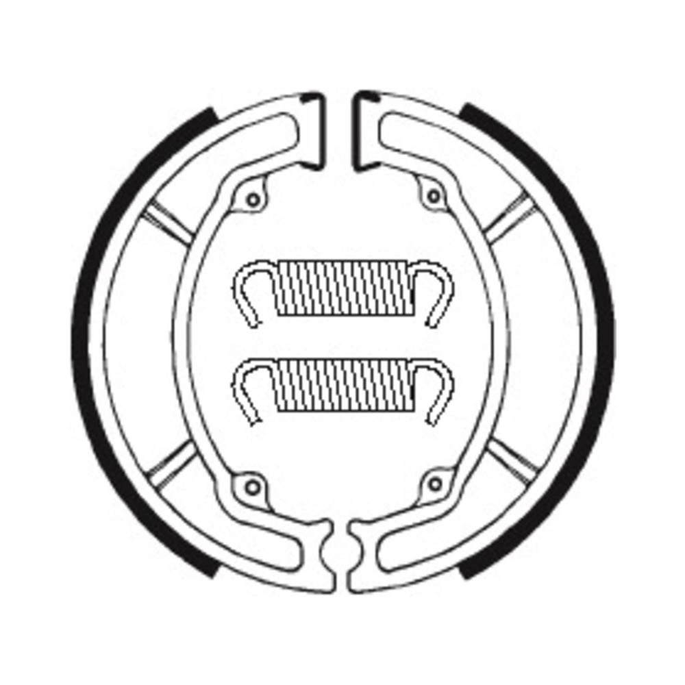 Mâchoires de frein TECNIUM Scooter/Street/Off-Road/Quad organique - BA034