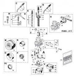 Carburateur Dellorto Ø21mm PHBG DS Ø21mm