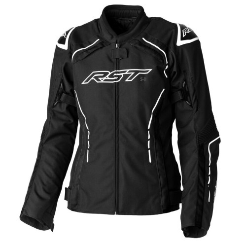 Veste femme RST S1 CE textile - noir/blanc taille M