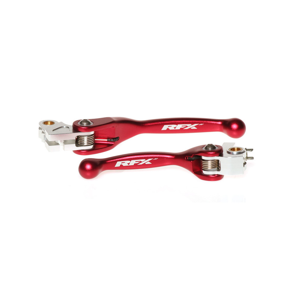 Ensemble de leviers flexibles forgés RFX Race (Rouge) Brembo