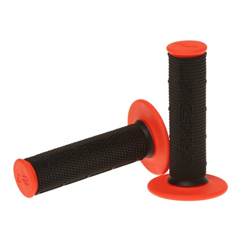 Paire de poignées bi-composant RFX Pro Series partie centrale noire (Noir/Orange)