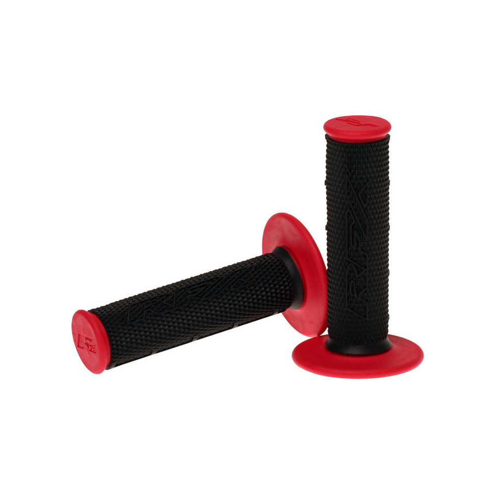 Paire de poignées bi-composant RFX Pro Series partie centrale noire (Noir/Rouge) Paire de poignées bi-composant RFX Pro Series partie centrale noire (Noir/Rouge)