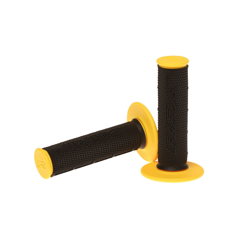 Paire de poignées bi-composant RFX Pro Series partie centrale noire (Noir/Jaune)