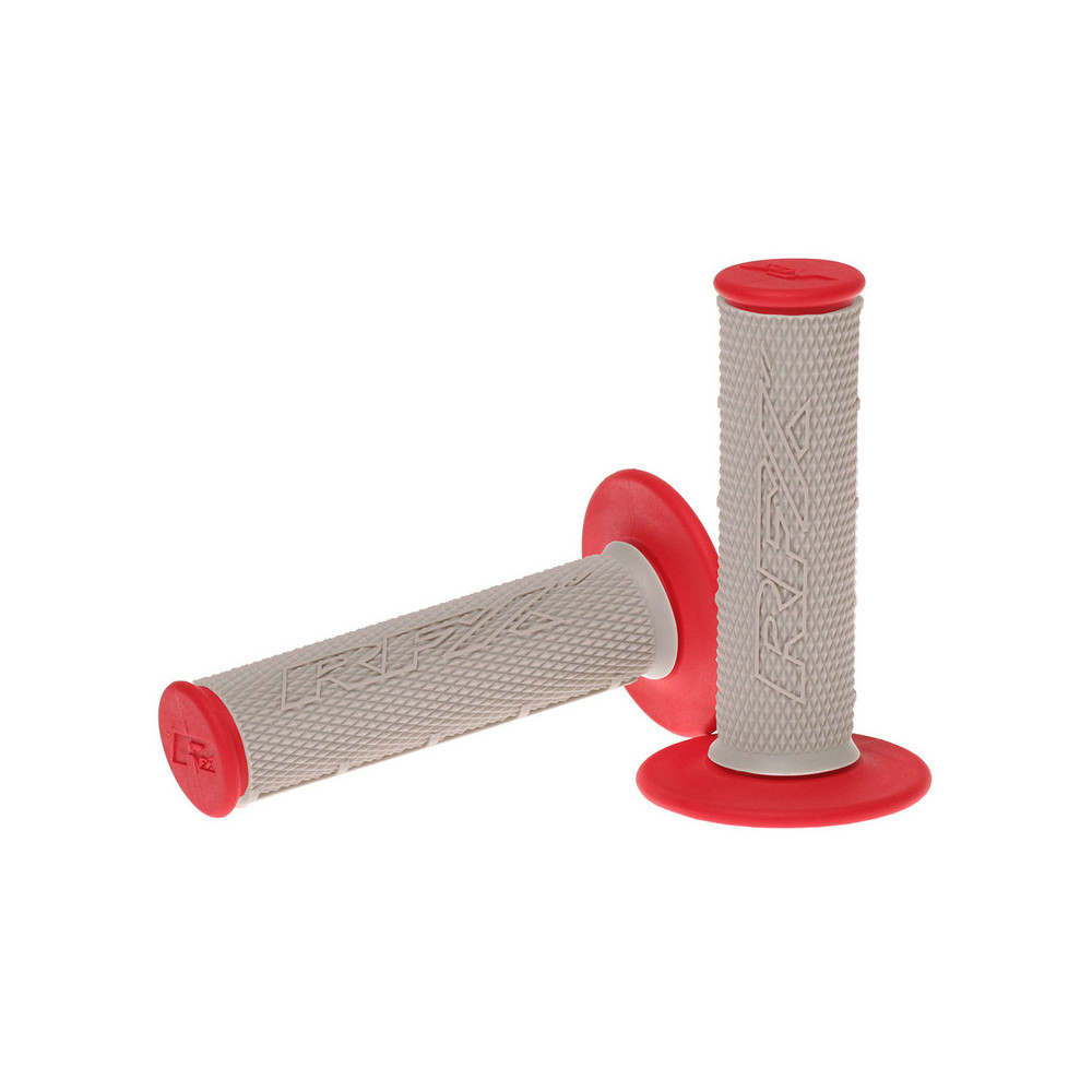 Paire de poignées bi-composant RFX Pro Series partie centrale grise (Gris/Rouge) Paire de poignées bi-composant RFX Pro Series partie centrale grise (Gris/Rouge)
