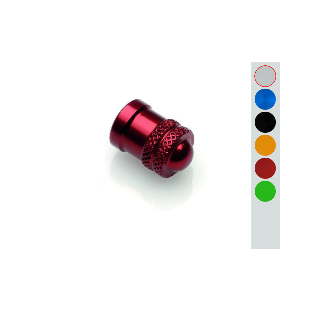 Bouchon de valve LIGHTECH argent alu LighTech 1 - AVSmoto Racing Parts 