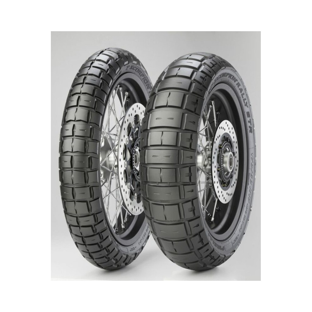 Pneu PIRELLI SCORPION RALLY STR STD + Yamaha Ténéré 700 150/70 R 18 M/C 70V TL M+S Pirelli 1 - AVSmoto Racing Parts 
