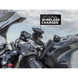Support smartphone QUAD LOCK Pro pour colonne de direction moto
