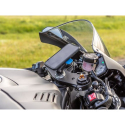 Support smartphone QUAD LOCK Pro pour colonne de direction moto