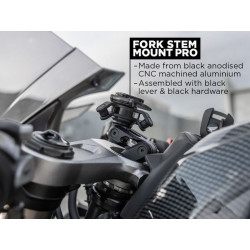 Support smartphone QUAD LOCK Pro pour colonne de direction moto