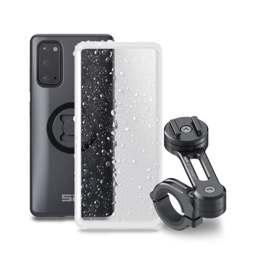 Pack complet SP CONNECT Moto Bundle fixé sur guidon - Samsung S20+ SP CONNECT 1 - AVSmoto Racing Parts 