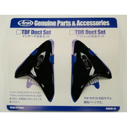 Ventilation supérieure arrière ARAI TDR DUCT Black pour casques SZ/f