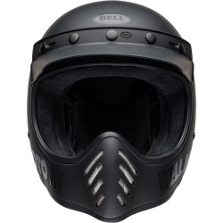 Casque BELL Moto-3 Classic - Blackout Mat/Brillant