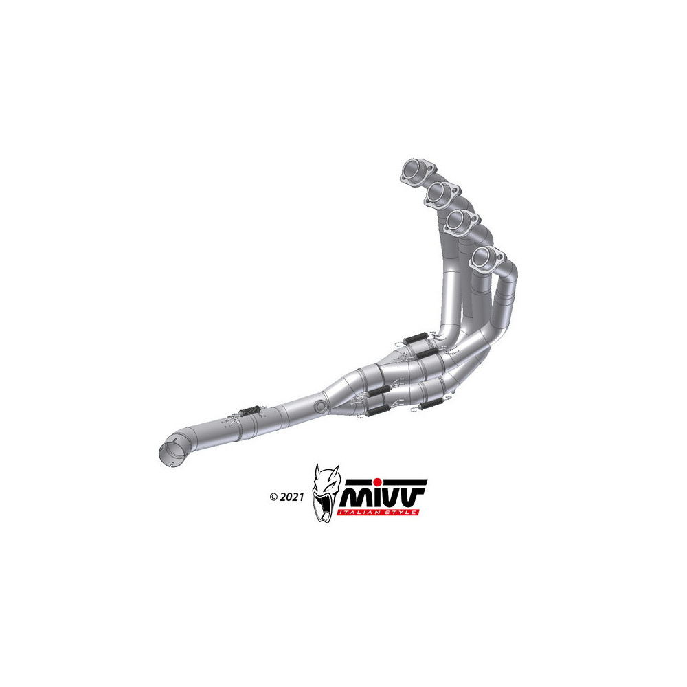 Collecteur Décatalyseur MIVV - Kawasaki Z900