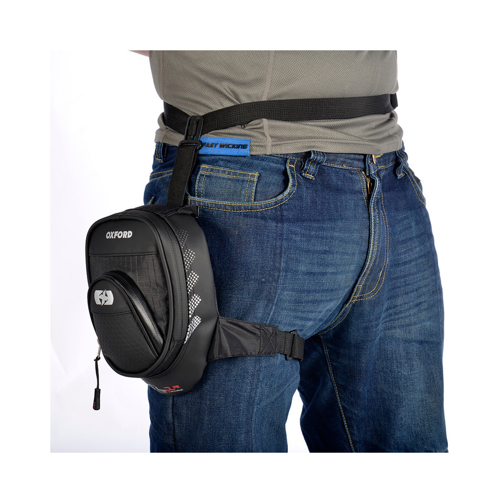 Sacoche jambe OXFORD L1R noir Oxford 1 - AVSmoto Racing Parts 