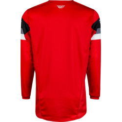 Maillot FLY RACING Kinetic Prix - rouge/gris/blanc