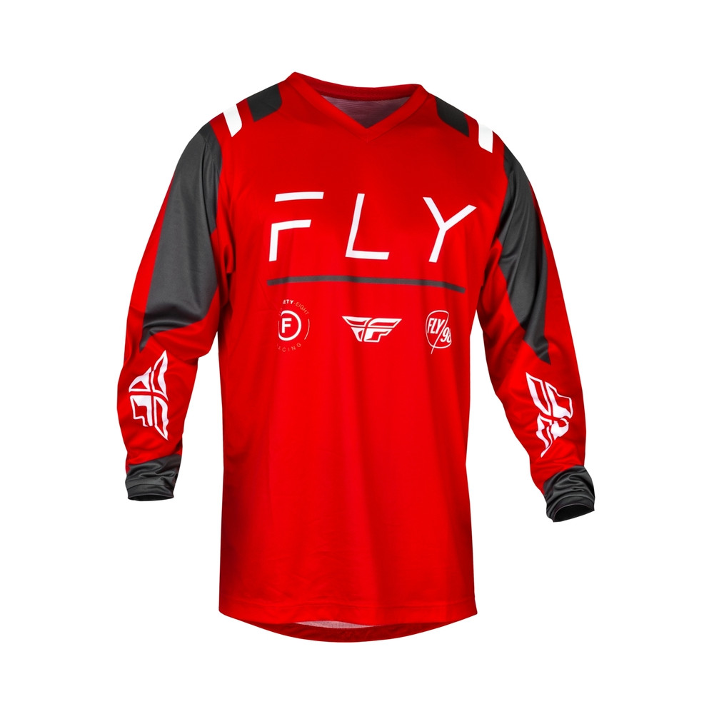 Maillot FLY RACING F-16 - rouge/anthracite/blanc
