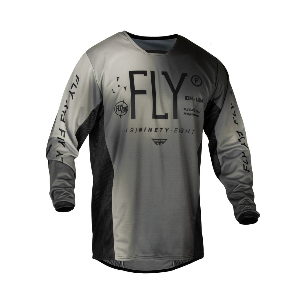 Maillot enfant FLY RACING Kinetic Prodigy - noir/gris clair
