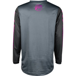 Maillot enfant FLY RACING F-16 - gris/anthracite/rose
