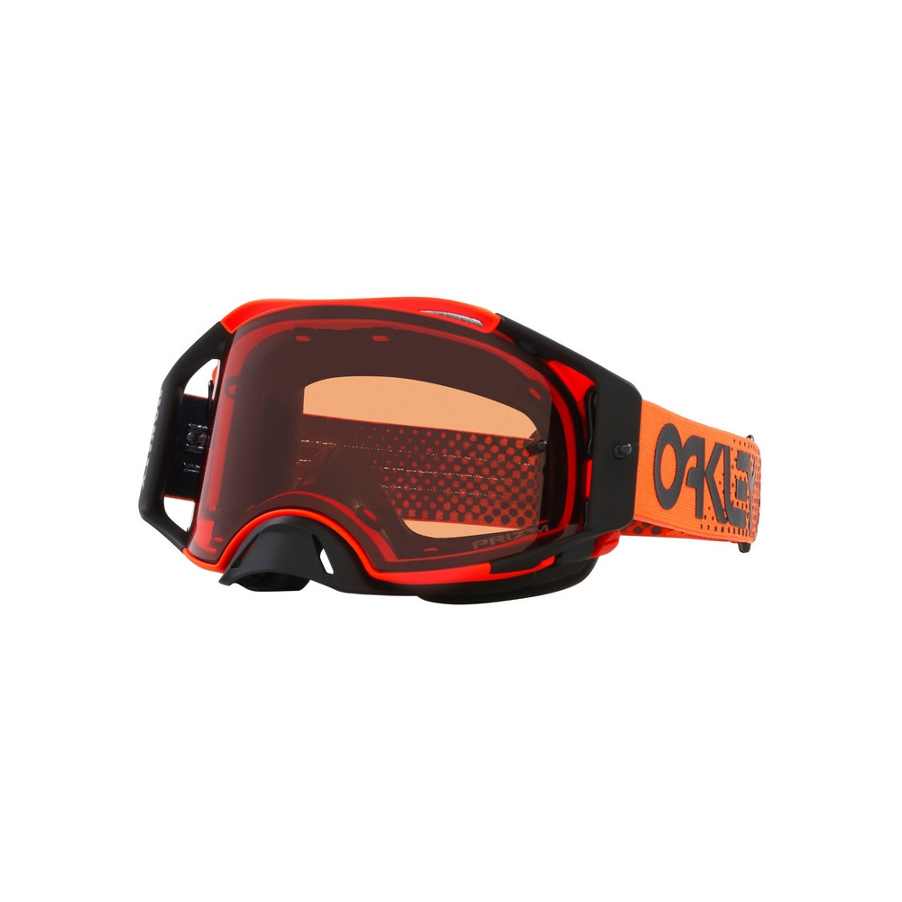 Masque OAKLEY Airbrake MX - Moto Orange B1B écran Prizm MX Bronze