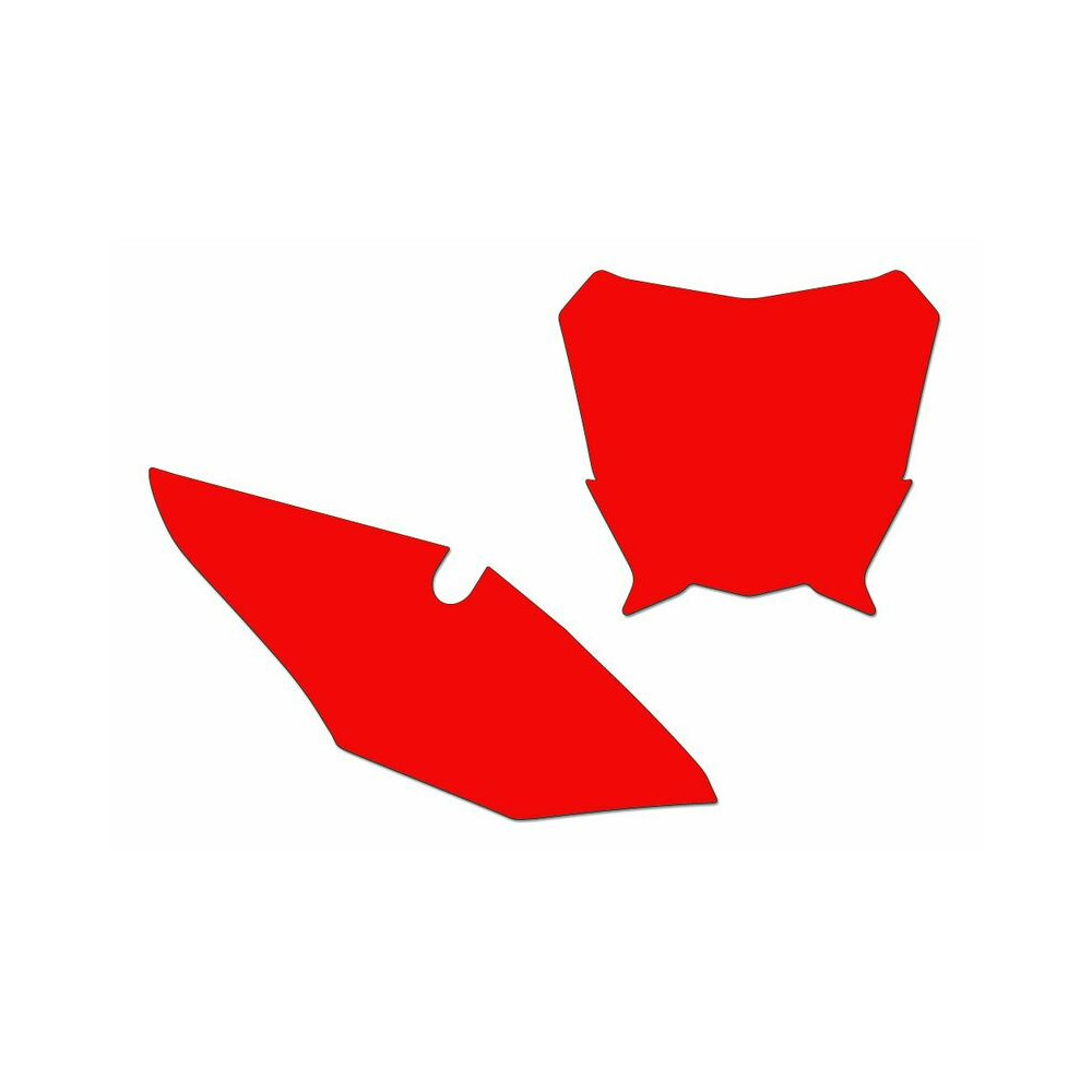 Fonds de plaque BLACKBIRD rouge Honda CRF450R BLACKBIRD 1 - AVSmoto Racing Parts 