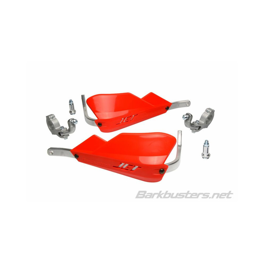 Kit protège-mains BARKBUSTERS Jet montage 2 pointsguidon Ø28,6mm rouge