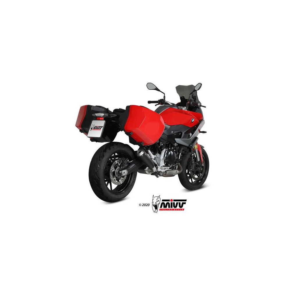 Silencieux MIVV X-M1 - Inox noir embout inox BMW F900XR 2020-