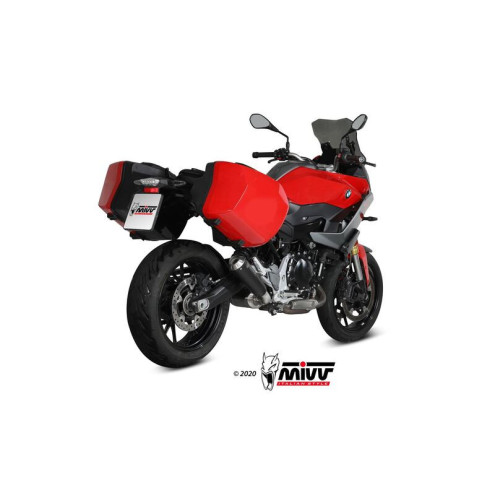 Silencieux MIVV X-M1 - Inox noir embout inox BMW F900XR 2020-