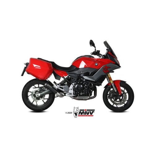Silencieux MIVV X-M1 - Inox noir embout inox BMW F900XR 2020-