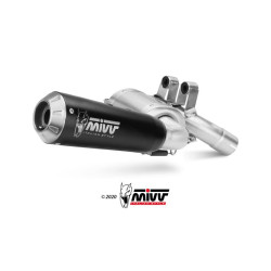 Silencieux MIVV X-M1 - Inox noir embout inox BMW F900XR 2020-