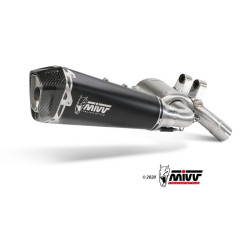Silencieux MIVV Delta Race inox noir embout carbone BMW F900R 2020-26