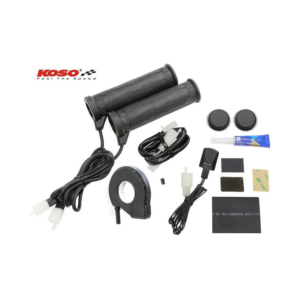 Poignee Chauffante Velo MEI Poignées Chauffantes Pour Moto Paire De Poignées De Guidon Housse Casque Moto Noel