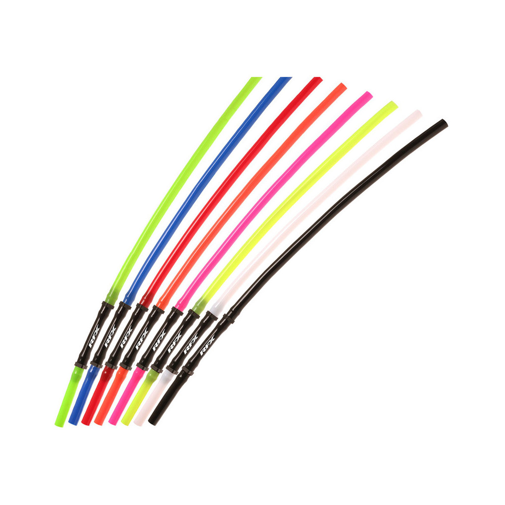 Tube de ventilation RFX Race - Long tuyau avec valve à 1 voie (Noir) 5 pcs