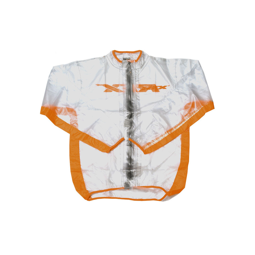 Veste de pluie RFX sport (Transparent/Orange) - taille 2XL