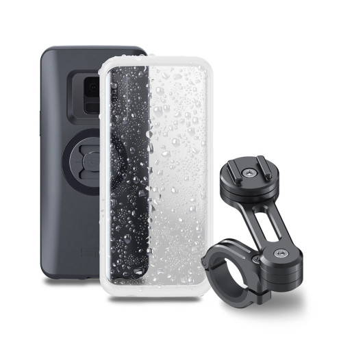 Pack complet SP-CONNECT Moto Bundle fixé sur guidon Samsung S9 SP CONNECT 1 - AVSmoto Racing Parts 