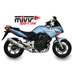 Silencieux MIVV Oval Classic inox Honda CBF 600 04-10