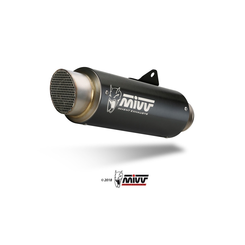 Ligne complète MIVV GP PRO inox noir - Yamaha MT-07 14-20