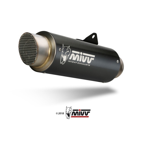 Ligne complète MIVV GP PRO inox noir - Yamaha MT-07 14-20