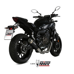Ligne complète MIVV GP PRO inox noir - Yamaha MT-07 14-20
