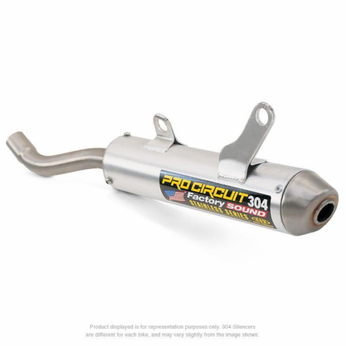 Silencieux PRO CIRCUIT 304 alu embout inox Honda CR 125 R 98-99