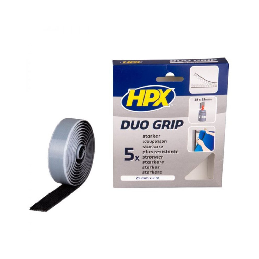 Duo Grip HPX noir 25mm x 2m