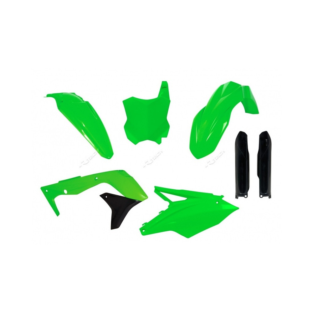 Kit plastique RACETECH vert fluo Kawasaki KX450F 2016-18