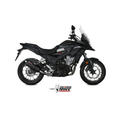 Silencieux MIVV Suono Steel Black embout carbone Honda CB500X 
