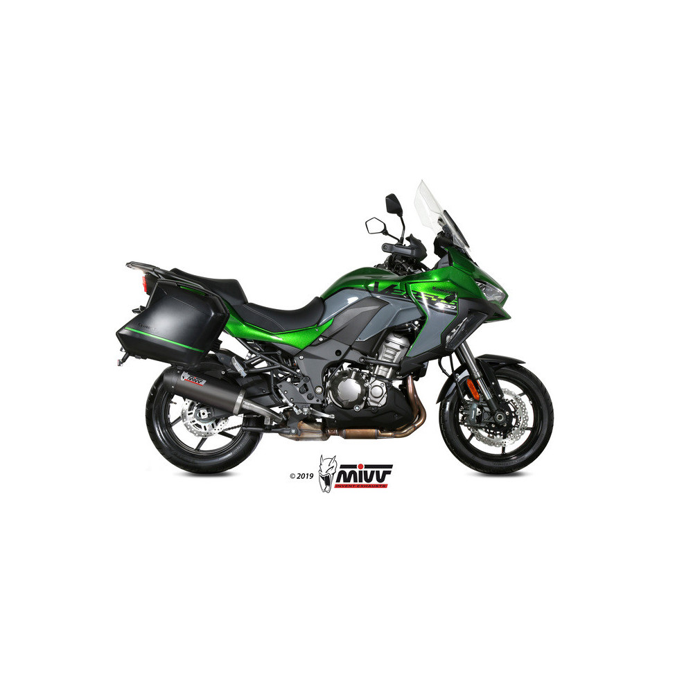 Silencieux MIVV Oval carbone embout carbone Kawasaki Versys 1000 2019- Silencieux MIVV Oval carbone embout carbone Kawasaki Versys 1000 2019-