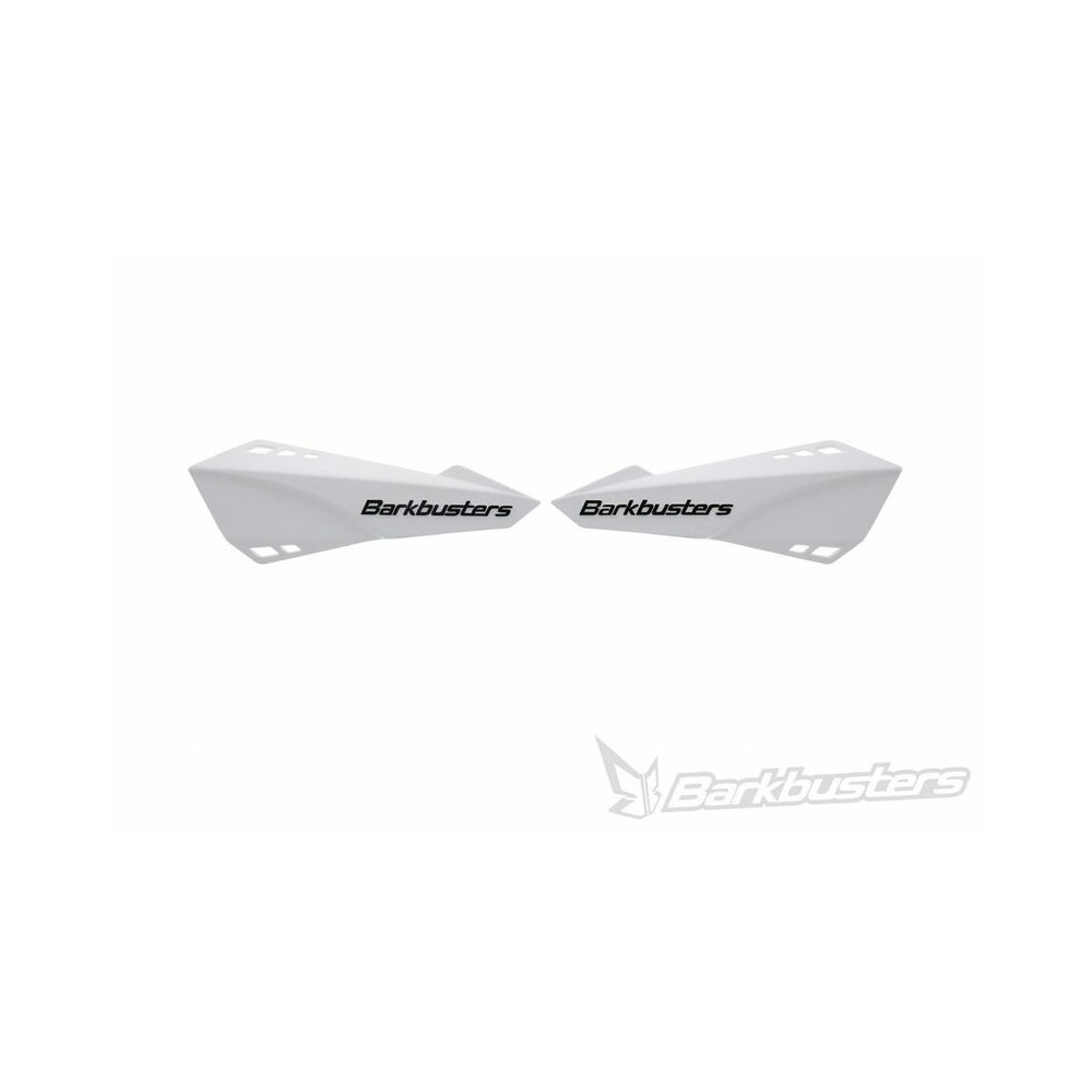Plastique de protège-mains BARKBUSTERS - blanc BARKBUSTERS 1 - AVSmoto Racing Parts 